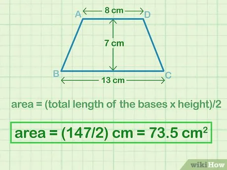 Изображение с названием Calculate the Area of a Trapezoid Step 4