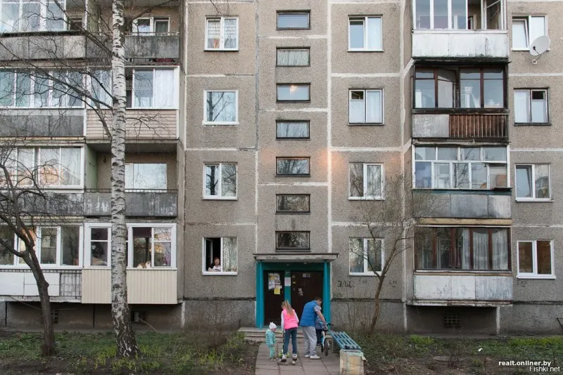 Панельный дом пятиэтажка