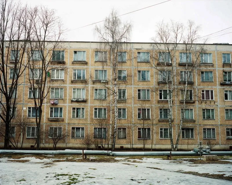 Фасад старой пятиэтажки