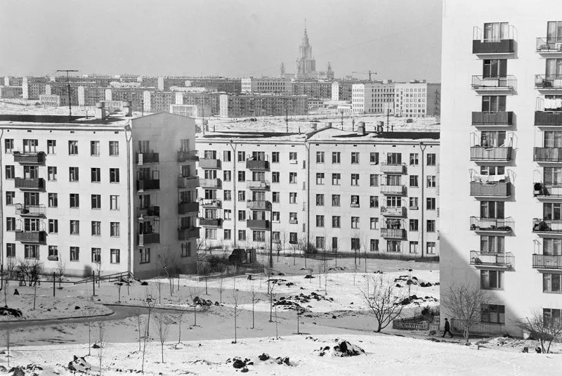 Московский микрорайон Черемушки СССР