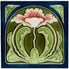 Викторианская плитка и майолика XIX века - Дизайн интерьеров | Идеи вашего дома… Delft Tiles, Fiori Art Deco, Craftsman Tile