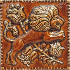 Изразцы Ancient Tiles, Ancient Art, Ceramic Tiles, Arts And Crafts Tiles, Thrift Shop Finds, Clay Moulding, Pottery Crafts, Art Deco Posters
