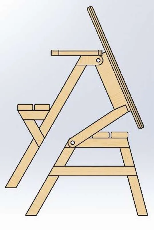 скамейка стол трансформер своими руками