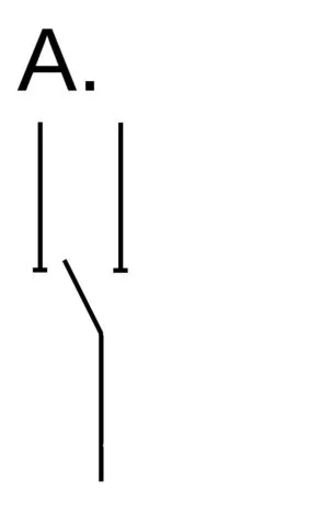 Перекидной рубильник на однолинейной схеме