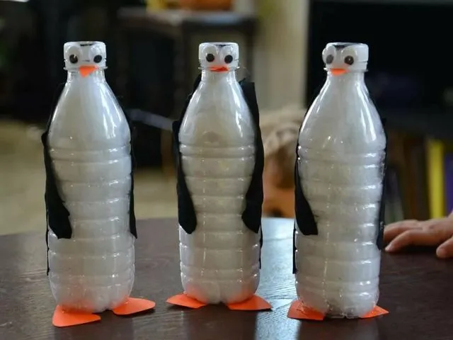 пингвин из бутылки