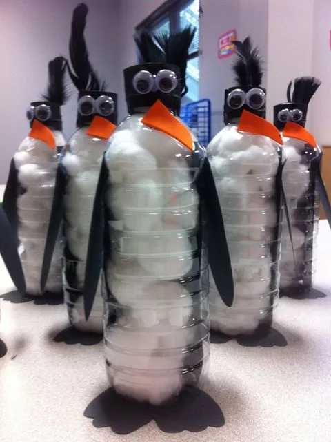 пингвины из бутылок