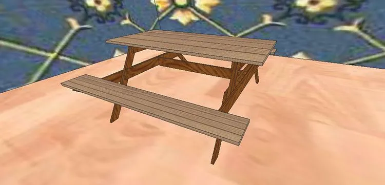 Садовый стол из дерева своими руками со скамьями