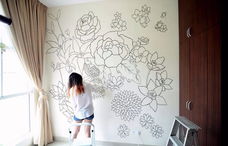 Идеи для рисования на стене