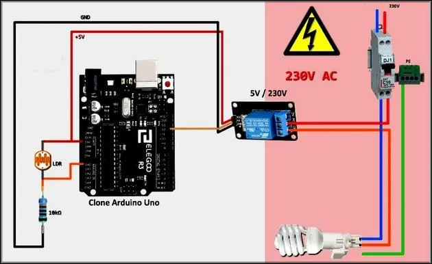 Фотореле с Arduino