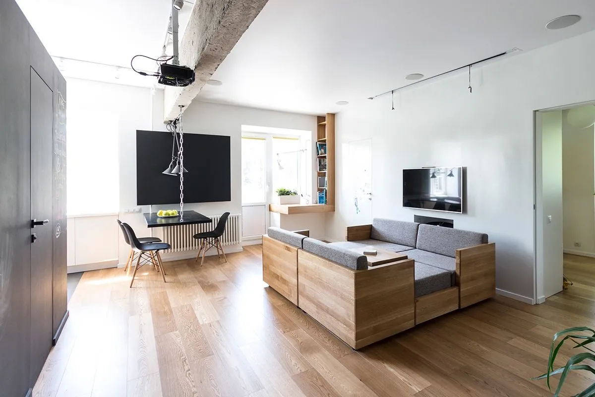 Как расставить мебель в однокомнатной квартире планировка
