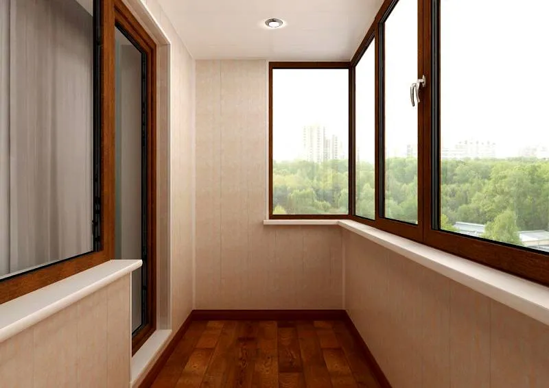 Внутренняя отделка балкона: фото интересных вариантов и способы их применения