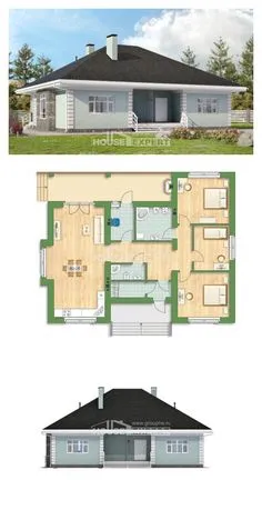 Проект дома 135-003-Л | House Expert Sims 3 Houses Plans, Town House Plans