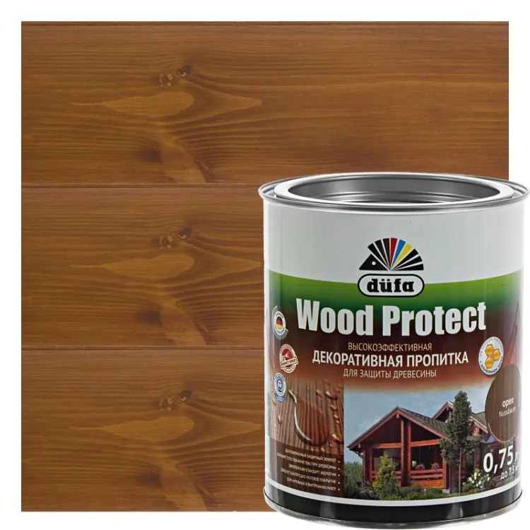 Wood Protect прозрачный, 0,75 л