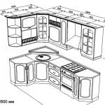 Комплектующие для угловых кухонь
