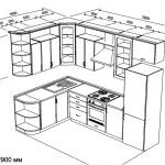 Проект угловой кухни