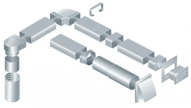 Пластиковые короба для вытяжки: обзор видов правила установки